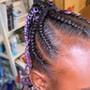 Kid's braided Ponytail