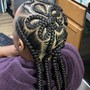 Kid's braids (Added Hair)