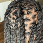 Wash and trim natural hair