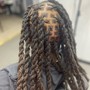 Loc Retwist (mid-back)