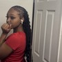 Slick ponytail braided