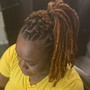 Loc Maintenance, Loc Style (Shoulder/Mid back length only)