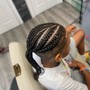 6-8 ponytail braids