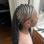 Smedium Knotless braids