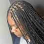 Braided ponytail (medium small braids) Hair Incl