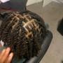 Loc retwist and style