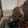 Loc retwist and style