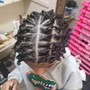 Cornrows style