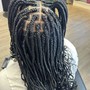 Small knotless Braids