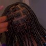 Small knotless Braids