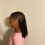 Kid's feed in braids