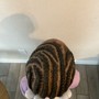 Kid's feed in braids