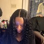 Loc retwist w/ basic style