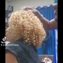 Shampoo and go for curly hair short