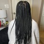 S-Medium Knotless Braids