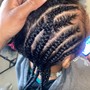 Small Knotless Box Braids