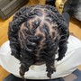 Small Knotless Box Braids