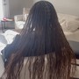 Medium Knotless Braids