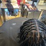 Dread retwist and style