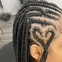 2 Cornrows braids