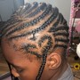 Kids/Teens Twin Stitch Braids (2 braids)