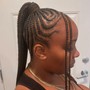 Cornrow Ponytail