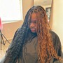 Bohemian Knotless Braids ( Medium)