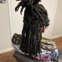 Retwist with style shoulder length