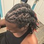 Loc retwist & style