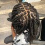 Loc retwist & style