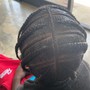 Butt length braids