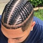 Braids/Twists (natural hair ) half head/shaved sides