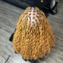 Small Boho Knotless W/ Hair included (Color 1b,27&30)