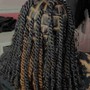 Invisible two strand twist boho bob (Hair Incl)