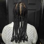 Med Knotless Braids - Waist Length