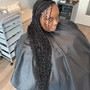 Sew-In with leave out