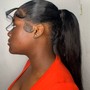 Single Frontal Ponytail Updo