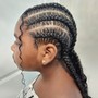 Medium Knotless  Braids