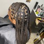 Men free style pop smoke braids