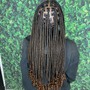 Large box Braids waist length