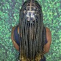 Knotless/box Braids touch up waist length