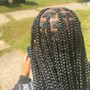 Large Knotless Braids