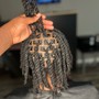 Large Boho Knotless Braids, Mid-Back