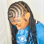 Feed-ins w/ Knotless Braids