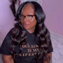 Sew-in maintenance/ Touch Up