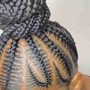 Individual ponytail braid