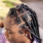 Braided ponytail