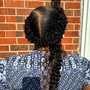 Large Braided Ponytail