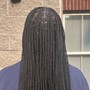 smedium knotless braids