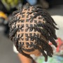 Rope Twist on Short Locs